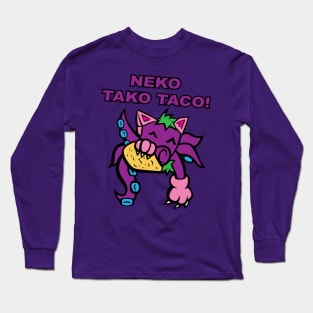 Neko Tako Taco! (English) Long Sleeve T-Shirt